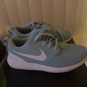 Nike Light Blue Casual Sneakers with White Swoosh